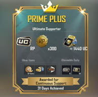 Prime & Prime Plus Top Up